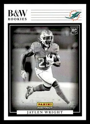 2024 Panini Instant NFL Black & White Rookies #BWR-11 Jaylen Wright - Football Card Single