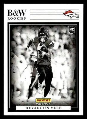 2024 Panini Instant NFL Black & White Rookies #BWR-22 Devaughn Vele