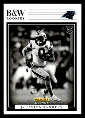 2024 Panini Instant NFL Black & White Rookies #BWR-25 Ja’Tavion Sanders - Football Card Single
