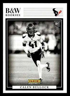 2024 Panini Instant NFL Black & White Rookies #BWR-37 Calen Bullock - Football Card Single