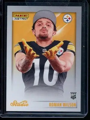 2024 Panini Instant Studio Roman Wilson #SR-26 RC Football - Football Card Single