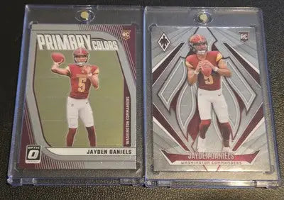 2024 Panini Jayden Daniels Lot Rookie RC Lot of 2 Cards - Football Card Single