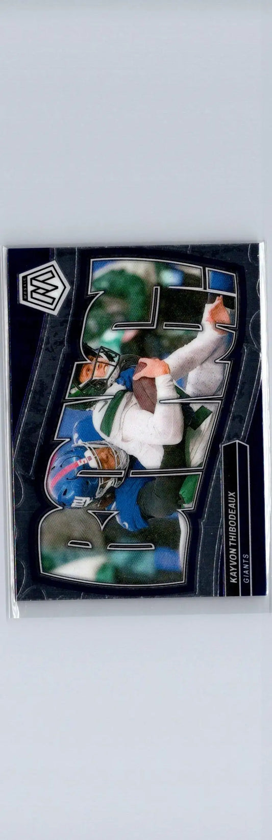 Kayvon Thibodeaux Bang Panini Mosaic football trading card in 2024 Panini Mosaic series