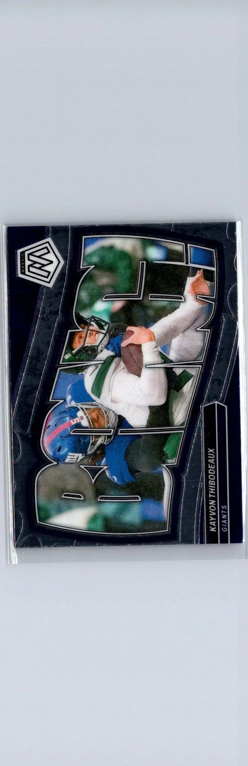 Kayvon Thibodeaux Bang Panini Mosaic football trading card in 2024 Panini Mosaic series
