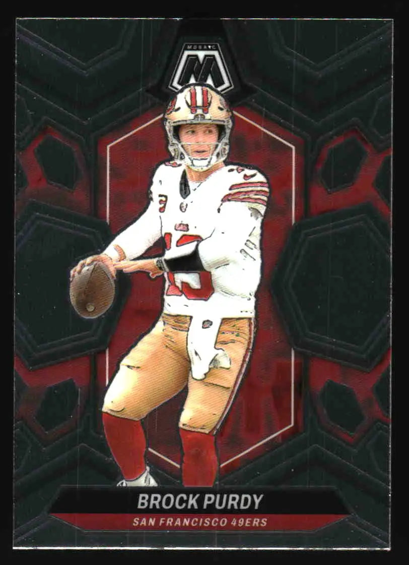 2024 Panini Mosaic #190 Brock Purdy - Football Card Single