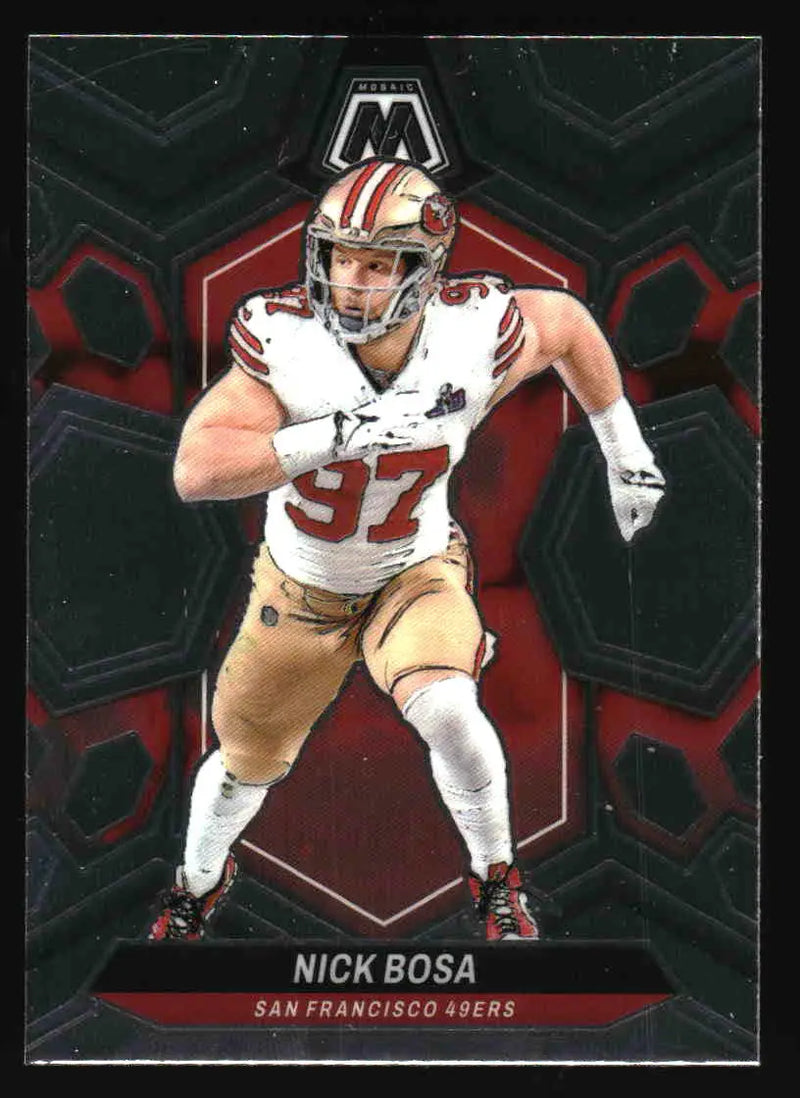 2024 Panini Mosaic #195 Nick Bosa - Football Card Single