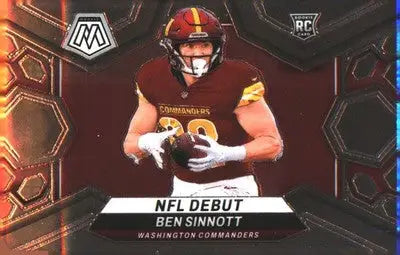 2024 Panini Mosaic #287 Ben Sinnott - Football Card Single