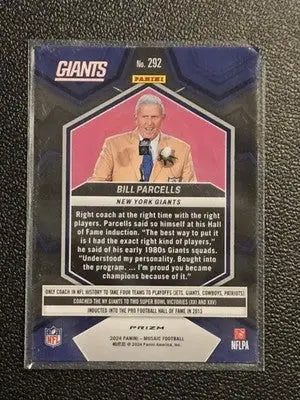 2024 Panini Mosaic #292 Bill Parcells Mosaic - Football Card Single