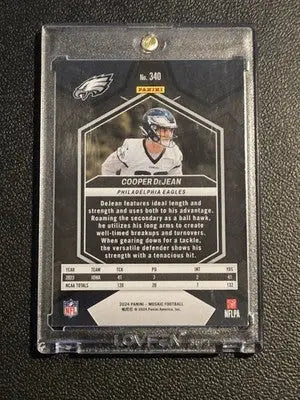 2024 Panini Mosaic #340 Cooper DeJean - Football Card Single