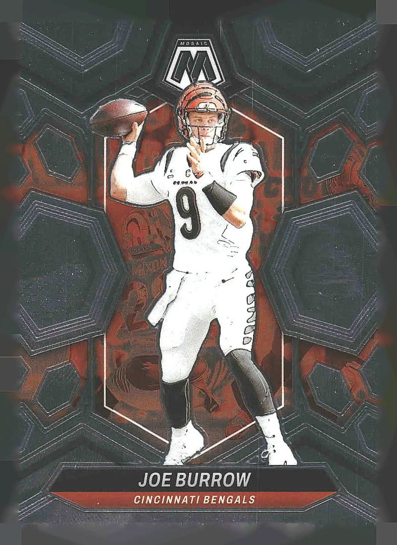 2024 Panini Mosaic #43 Joe Burrow - Football Card Single