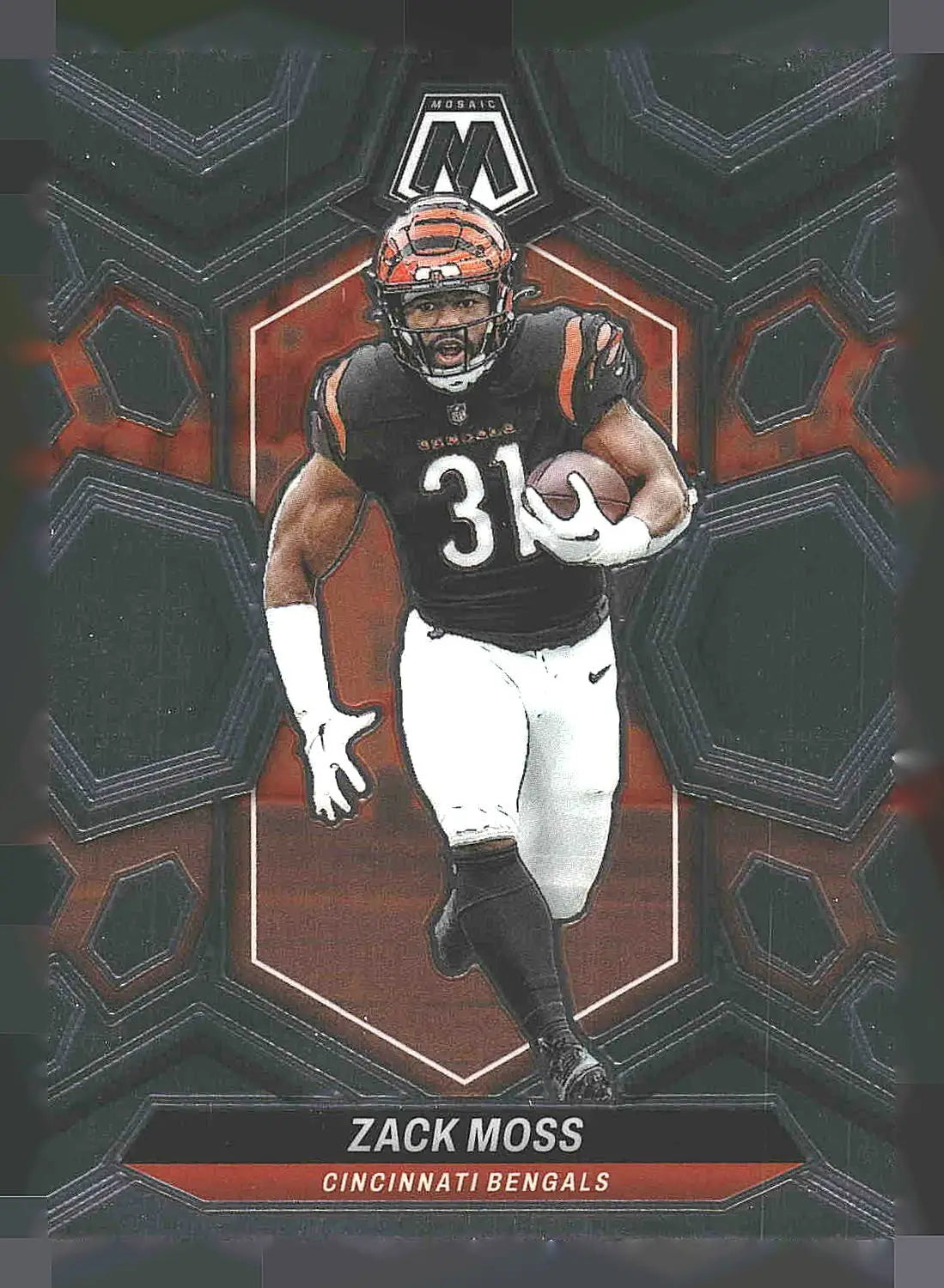 2024 Panini Mosaic #44 Zack Moss - Football Card Single