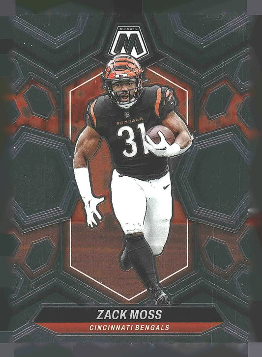 2024 Panini Mosaic #44 Zack Moss - Football Card Single