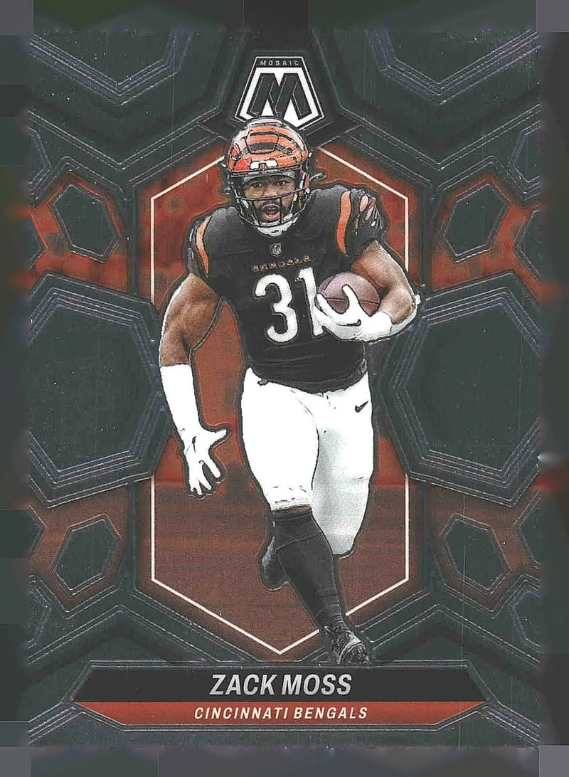 2024 Panini Mosaic #44 Zack Moss - Football Card Single
