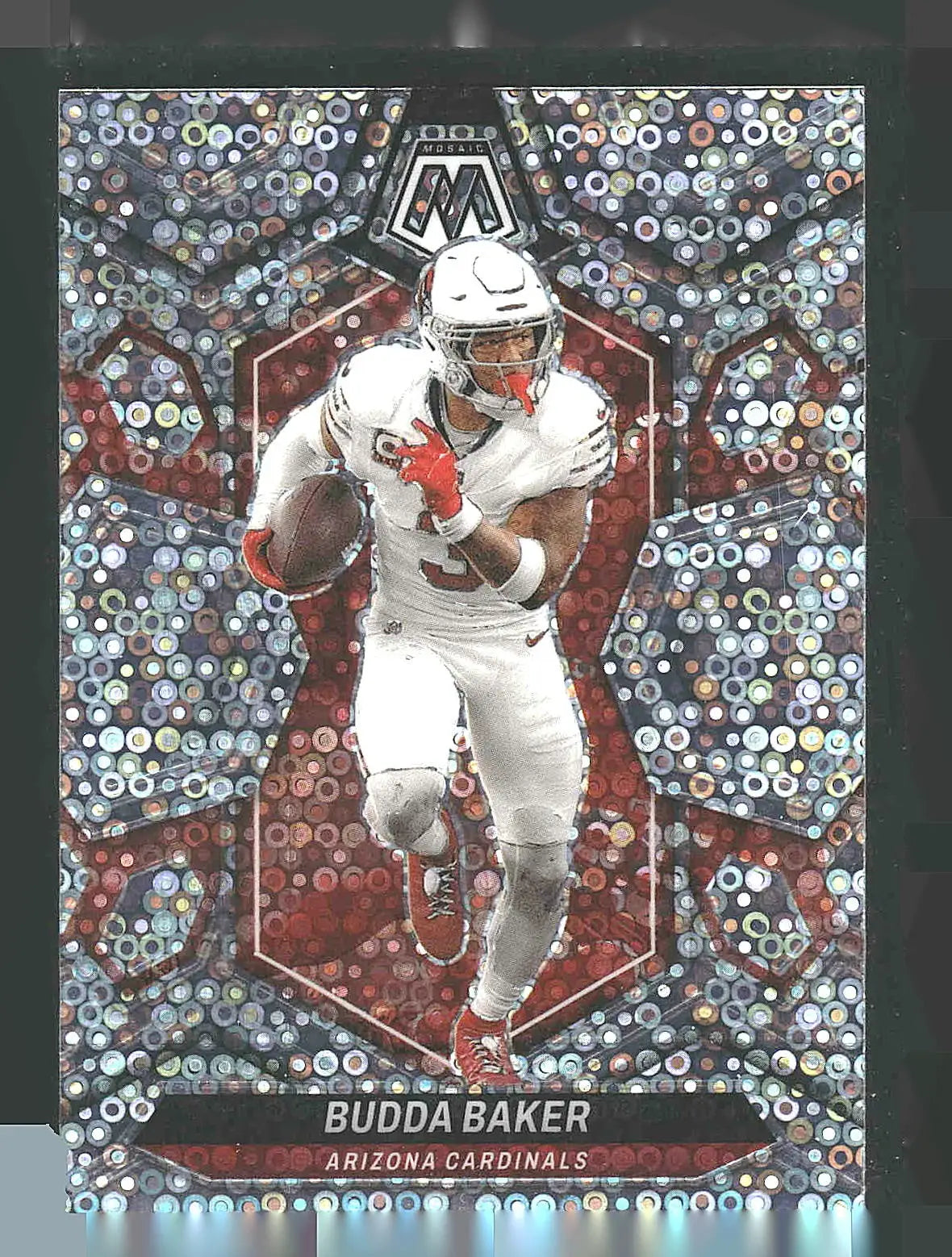 2024 Panini Mosaic #7 Budda Baker Mosaic No Huddle Silver - Football Card Single