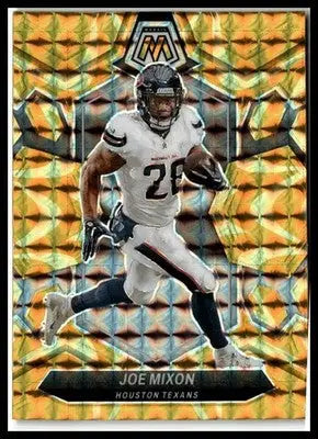 2024 Panini Mosaic #86 Joe Mixon Mosaic Reactive Yellow - Football Card Single