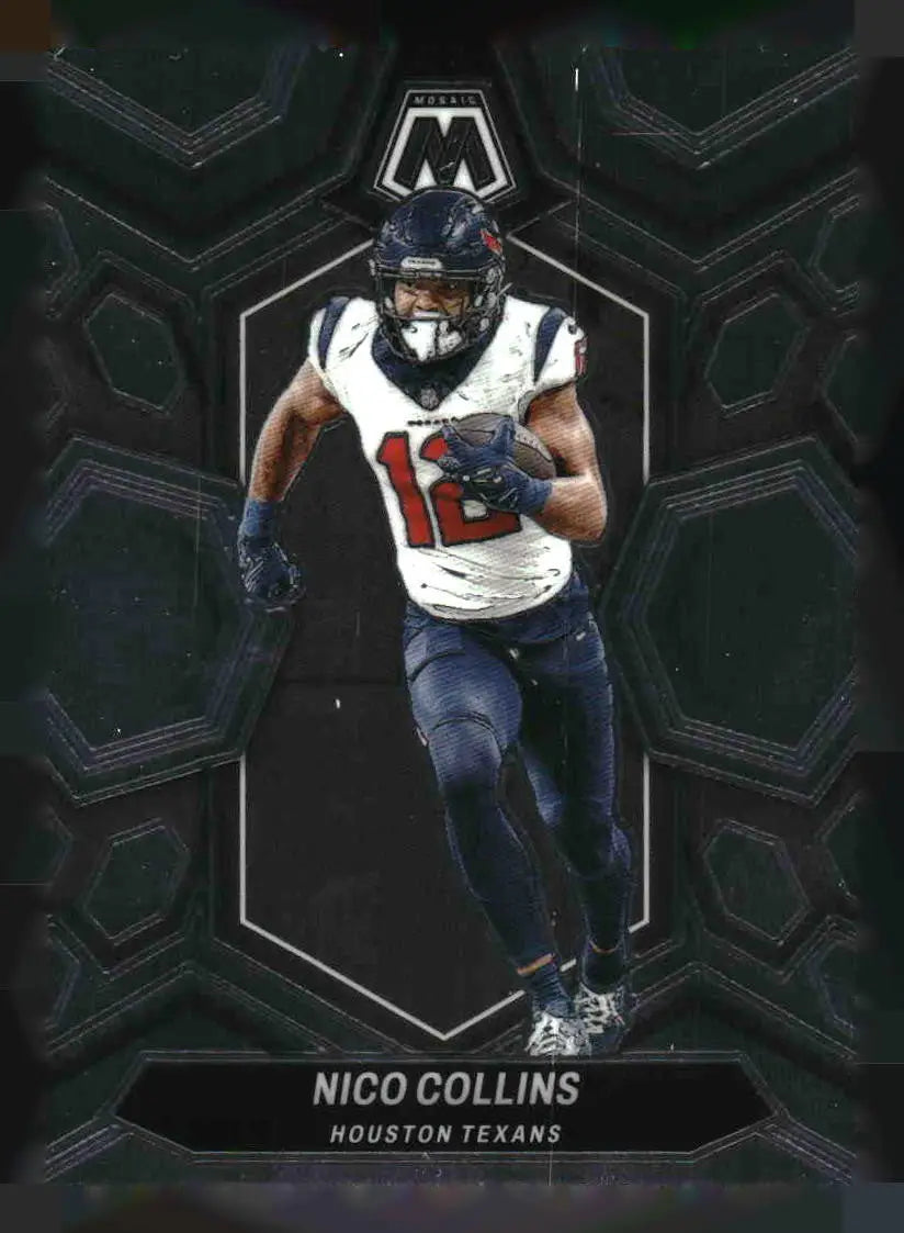 2024 Panini Mosaic #88 Nico Collins - Football Card Single
