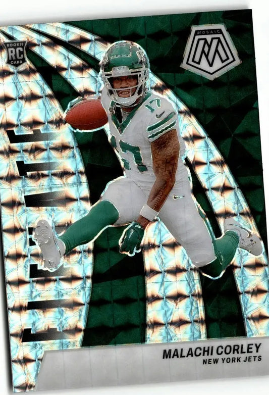 2024 Panini Mosaic #9 Malachi Corley Elevate Mosaic - Football Card Single