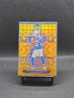 2024 Panini Mosaic - Anthony Richardson #92 Reactive Yellow Mosaic Prizm