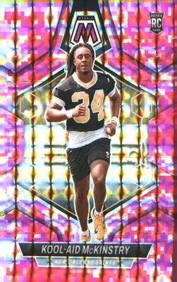 2024 Panini Mosaic Mosaic Camo Pink #341 Kool-Aid McKinstry - Football Card Single