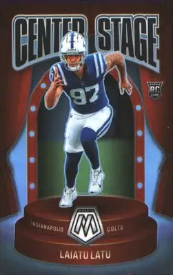 2024 Panini Mosaic Center Stage Silver #7 Laiatu Latu - Football Card Single