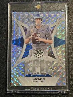 2024 Panini Mosaic #EP-JG Jared Goff Epic Performers Mosaic - Football Card Single