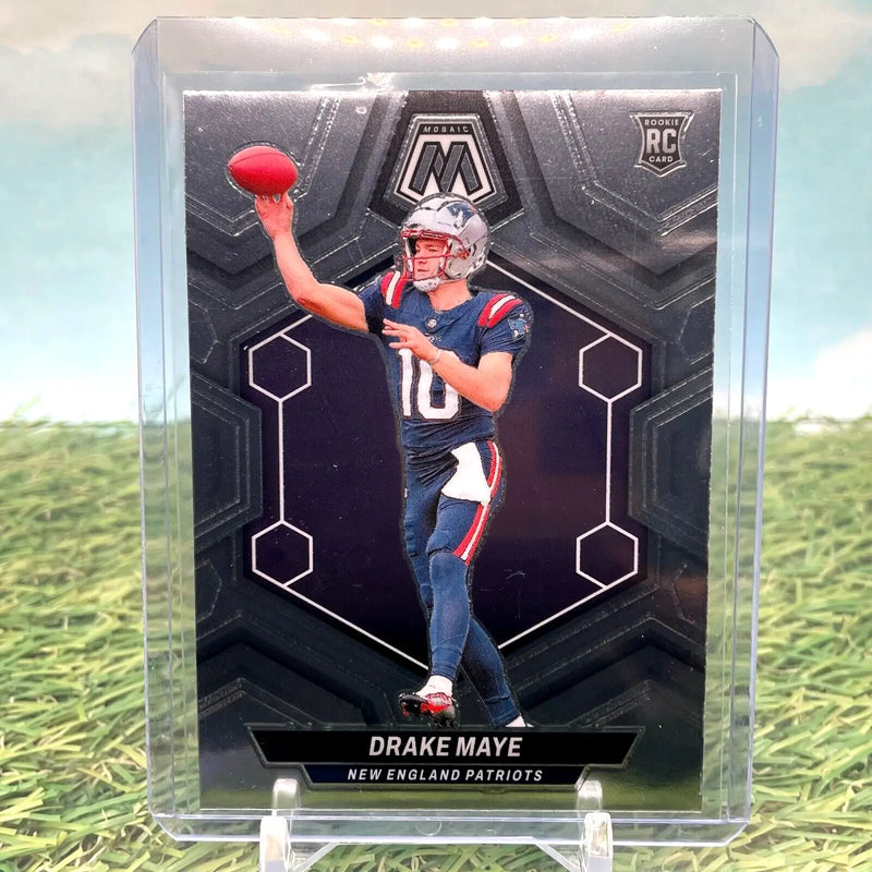 2024 Panini Mosaic Football #303 Drake Maye Base Rookie Card Patriots (RC) - Football Card Single