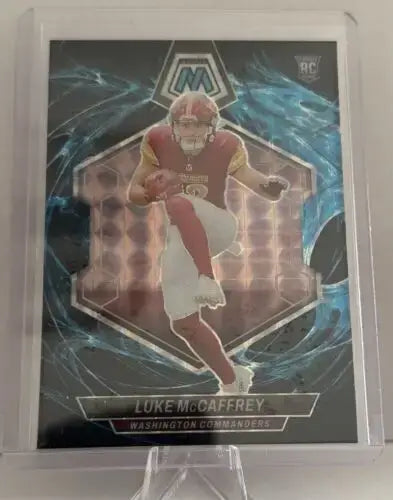 2024 Panini Mosaic Football Luke McCaffrey Genesis Prizm SSP Case Hit RC - Football Card Single