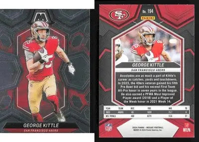 2024 Panini Mosaic GEORGE KITTLE #194 San Francisco 49ers - Football Card Single