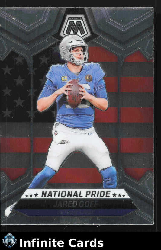2024 Panini Mosaic JARED GOFF #252 National Pride Detroit Lions - Football Card Single