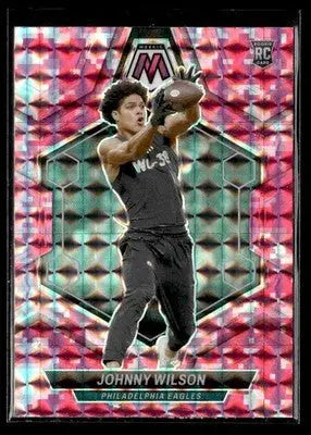 2024 Panini Mosaic Johnny Wilson #396 Mosaic Camo Pink Philadelphia Eagles - Football Card Single
