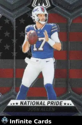 2024 Panini Mosaic JOSH ALLEN #254 National Pride Buffalo Bills - Football Card Single