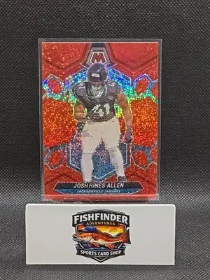 2024 Panini Mosaic - Josh Hines-Allen #104 Red Sparkle Prizm - Football Card Single