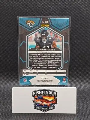 2024 Panini Mosaic - Josh Hines-Allen #104 Red Sparkle Prizm - Football Card Single