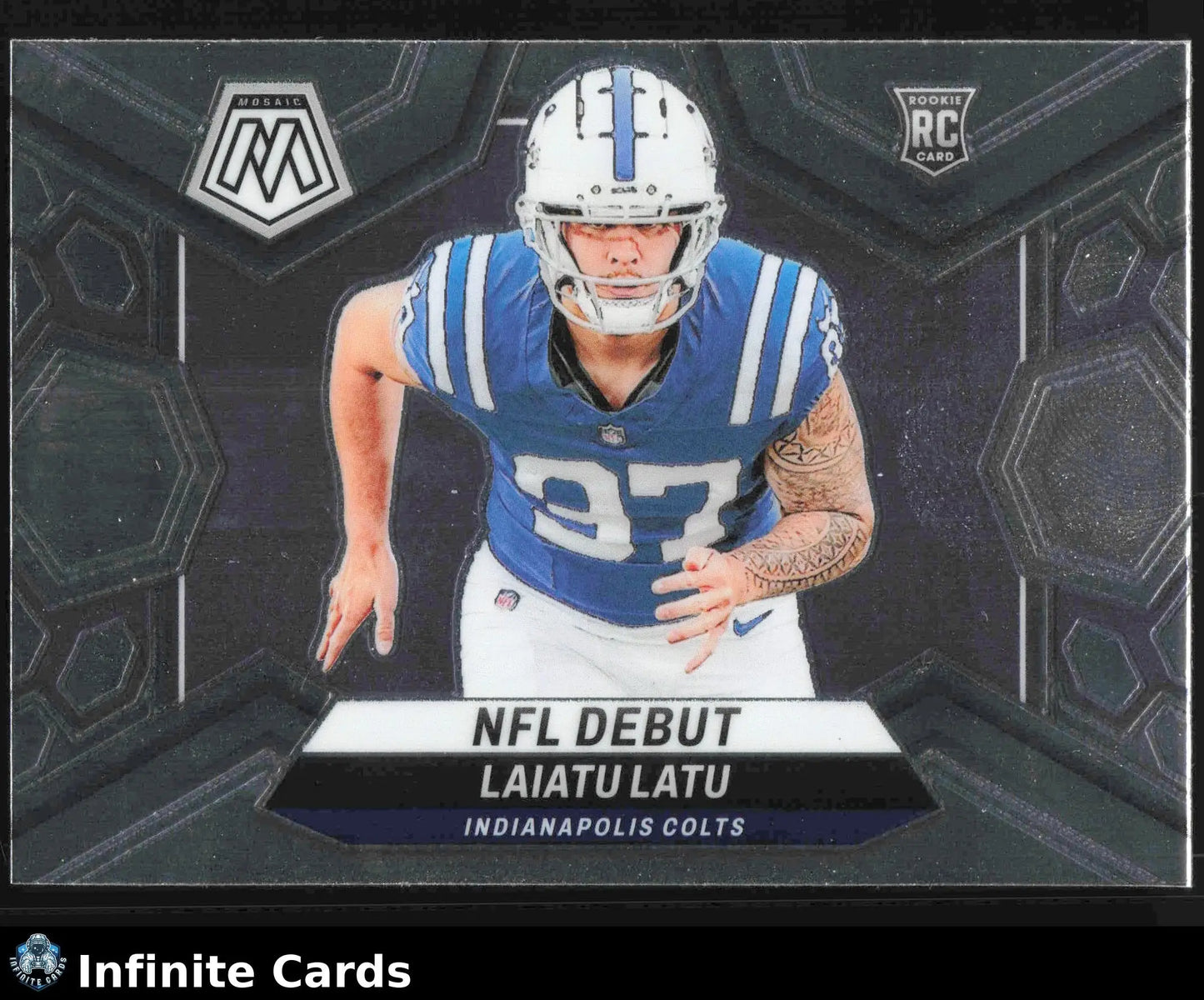 2024 Panini Mosaic LAIATU LATU #290 NFL Debut Indianapolis Colts RC - Football Card Single
