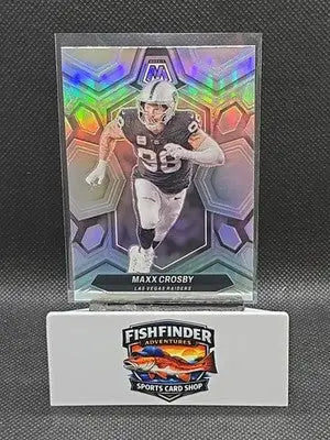 2024 Panini Mosaic - Maxx Crosby #118 Silver Prizm - Football Card Single