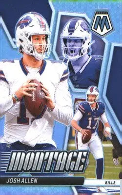 2024 Panini Mosaic Montage Mosaic #M-9 Josh Allen - Football Card Single