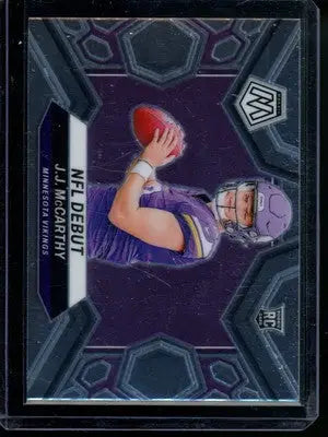 2024 Panini Mosaic NFL Debut J.J. McCarthy #275 RC Football - Football Card Single