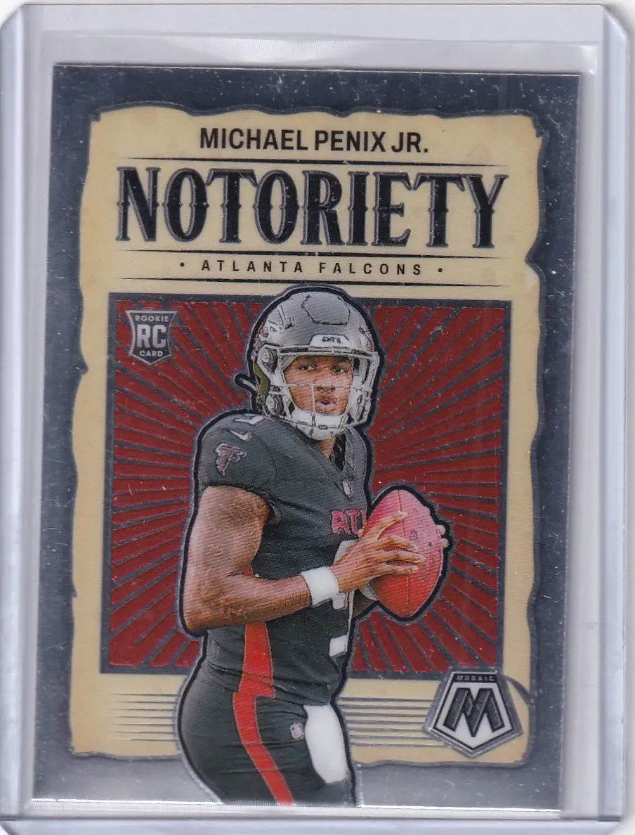 2024 Panini Mosaic Notoriety #20 Michael Penix Jr. - Atlanta Falcons