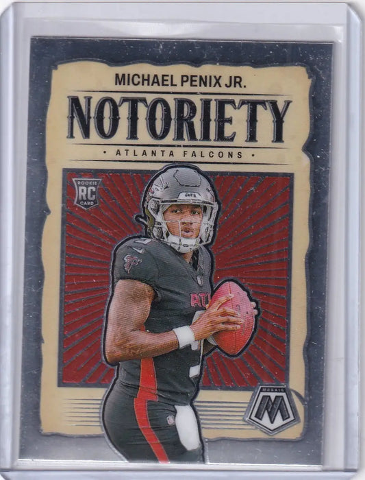 2024 Panini Mosaic Notoriety #20 Michael Penix Jr. - Atlanta Falcons