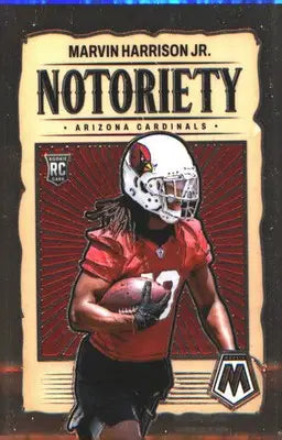 2024 Panini Mosaic Notoriety #22 Marvin Harrison Jr. - Football Card Single