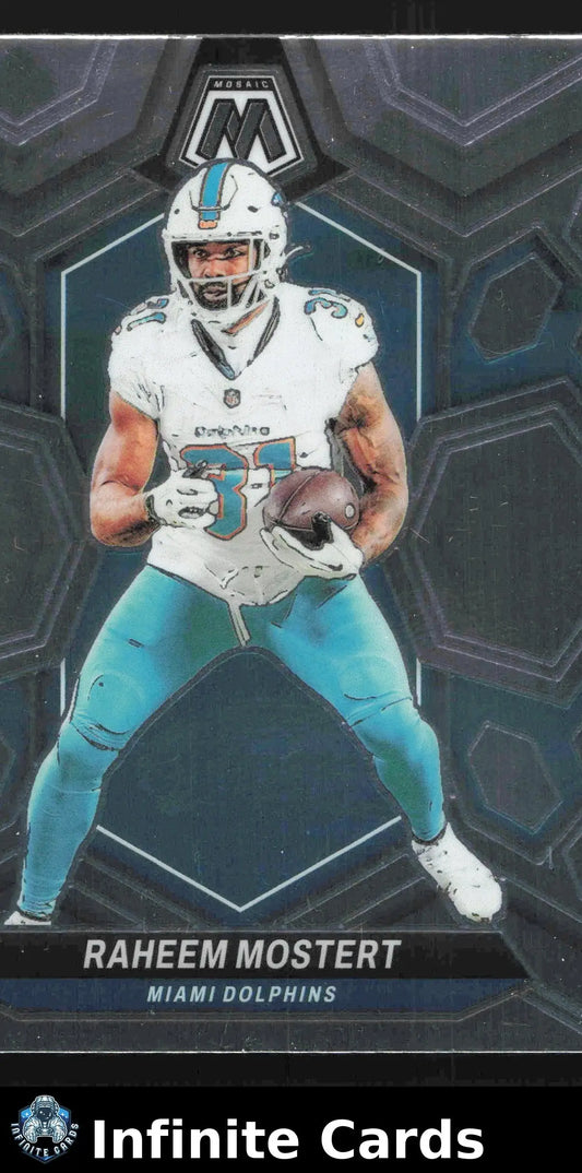 2024 Panini Mosaic RAHEEM MOSTERT #136 Miami Dolphins - Football Card Single