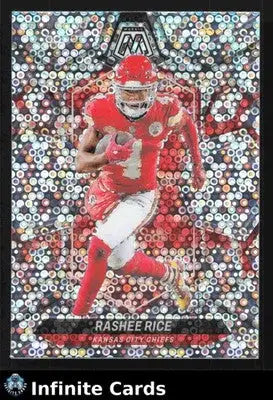 2024 Panini Mosaic RASHEE RICE #108 No-Huddle Prizm Kansas City Chiefs