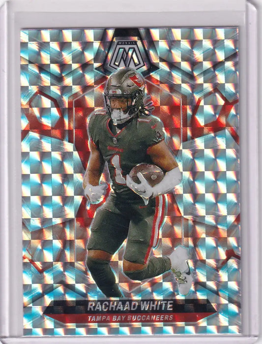 2024 Panini Mosaic Reactive #205 Rachaad White - Tampa Bay Buccaneers - Football Card Single