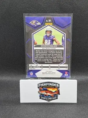 2024 Panini Mosaic - Rookies Devontez Walker #381 Silver Prizm (RC) - Football Card Single