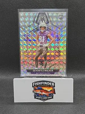 2024 Panini Mosaic - Rookies Devontez Walker #381 Silver Prizm (RC) - Football Card Single