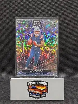 2024 Panini Mosaic - Rookies Ja’Lynn Polk #337 No Huddle Silver Mosaic Prizm... - Football Card Single