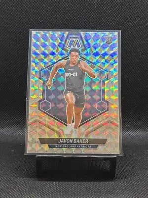 2024 Panini Mosaic - Rookies Javon Baker #380 Mosaic Prizm (RC)
