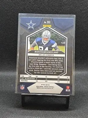2024 Panini Mosaic - Rookies Marshawn Kneeland #353 Red Camo Mosaic Prizm (RC)
