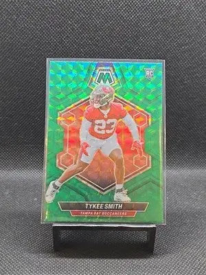 2024 Panini Mosaic - Rookies Tykee Smith #372 Green Mosaic Prizm (RC)