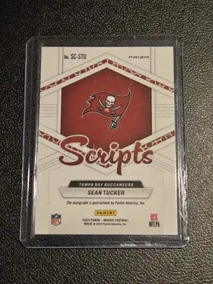 2024 Panini Mosaic #SC-STU Sean Tucker Scripts - Football Card Single